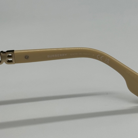 NEW BURBERRY BE4409 4092/13 WOMEN SUNGLASSES BE4409 409213 BEIGE CAT EYEWEAR - Picture 10 of 11